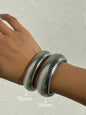 Titanium Steel Vintage Stretch Gypsy Polished Bracelet - Hiccupzz