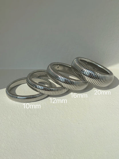 Titanium Steel Vintage Stretch Gypsy Polished Bracelet - Hiccupzz