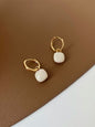 New French drip glaze red love retro earrings - Hiccupzz