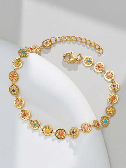 women's cute oil dripping love bracelet