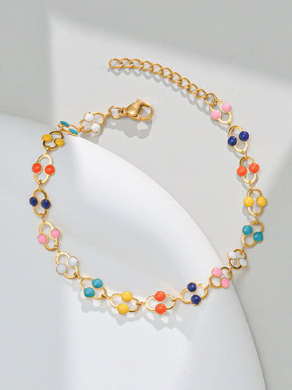 women's cute oil dripping love bracelet