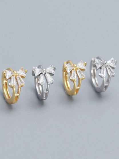 Women's Exquisite and Cute Bow Heart Shape Earrings - Hiccupzz