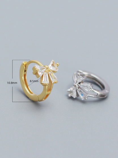 Women's Exquisite and Cute Bow Heart Shape Earrings - Hiccupzz