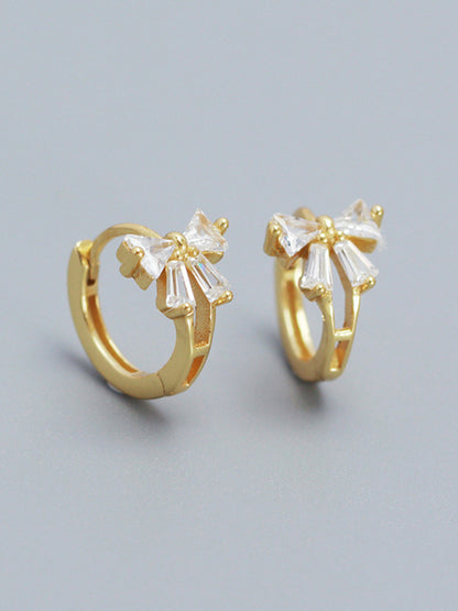 Women's Exquisite and Cute Bow Heart Shape Earrings - Hiccupzz