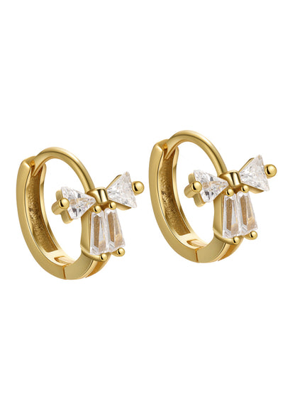 Women's Exquisite and Cute Bow Heart Shape Earrings - Hiccupzz