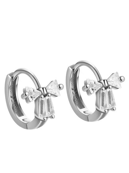 Women's Exquisite and Cute Bow Heart Shape Earrings - Hiccupzz