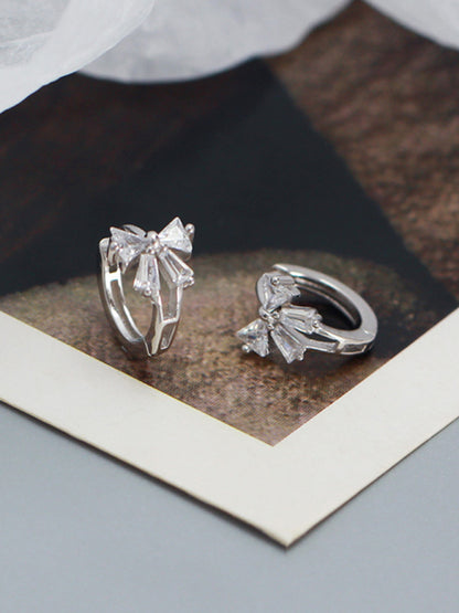 Women's Exquisite and Cute Bow Heart Shape Earrings - Hiccupzz