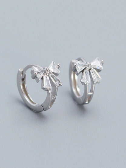 Women's Exquisite and Cute Bow Heart Shape Earrings - Hiccupzz