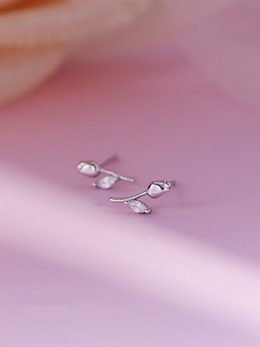 New flower earrings, personalized and elegant tulip earrings - Hiccupzz
