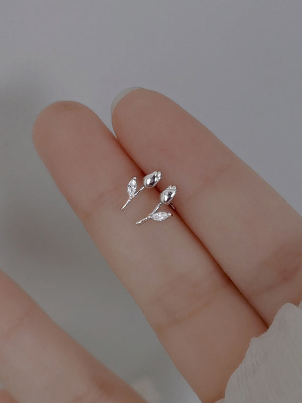 New flower earrings, personalized and elegant tulip earrings - Hiccupzz
