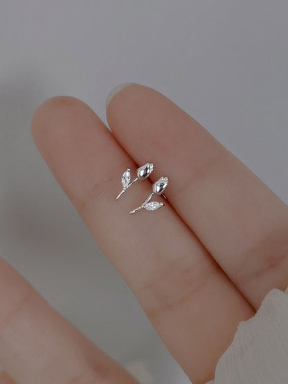 New flower earrings, personalized and elegant tulip earrings - Hiccupzz