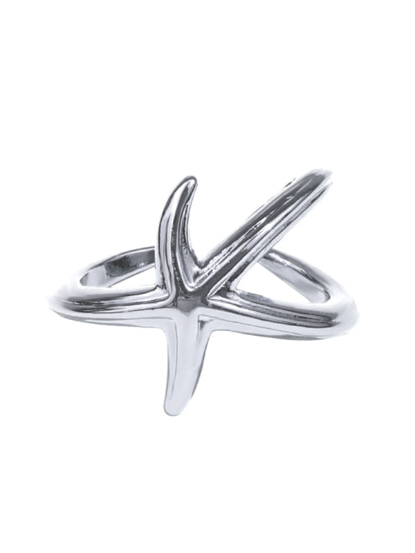 New fashionable and simple starfish niche design index finger ring - Hiccupzz