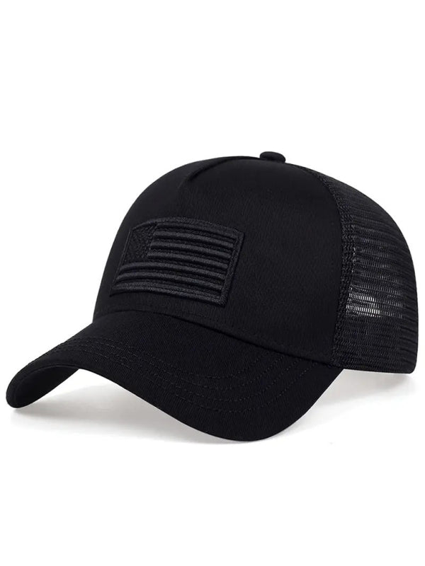 New American Flag Camouflage/Solid Color Baseball Cap - Hiccupzz