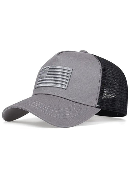New American Flag Camouflage/Solid Color Baseball Cap - Hiccupzz