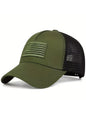 New American Flag Camouflage/Solid Color Baseball Cap - Hiccupzz