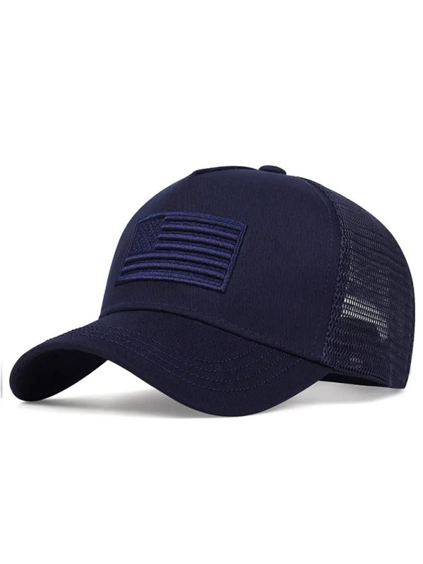 New American Flag Camouflage/Solid Color Baseball Cap - Hiccupzz