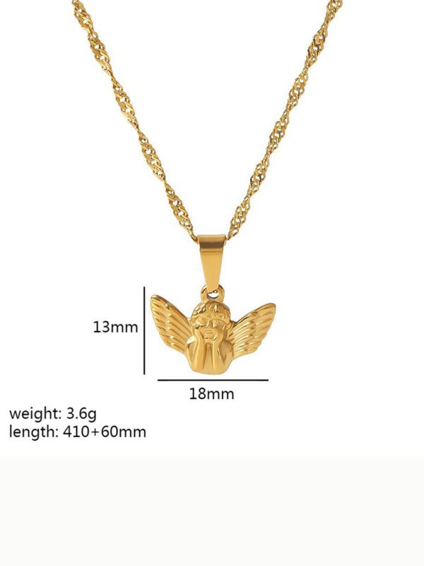 Fashionable and versatile heart-shaped textured pendant necklace - Hiccupzz