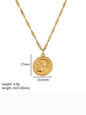 Fashionable and versatile heart-shaped textured pendant necklace - Hiccupzz