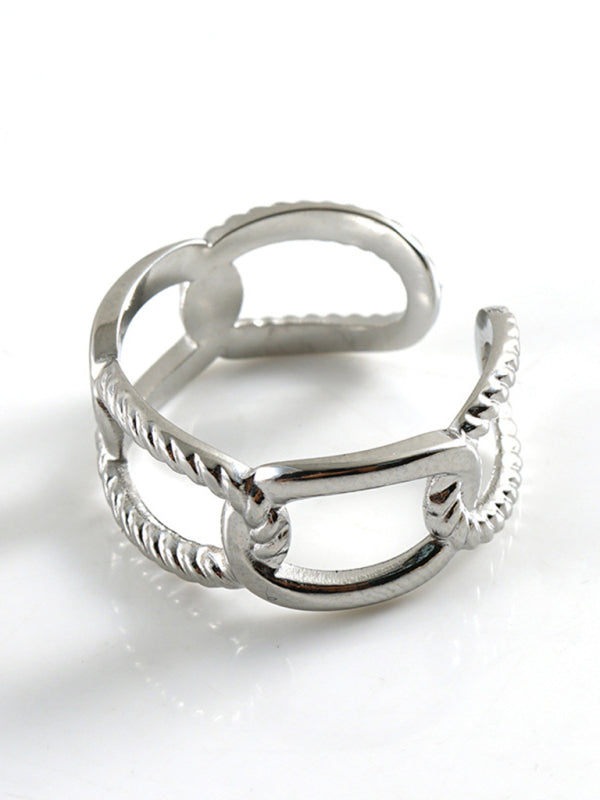 Fashionable and personalized retro style ring silver living ring - Hiccupzz