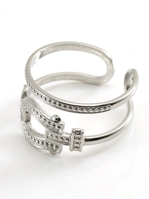 Fashionable and personalized retro style ring silver living ring - Hiccupzz