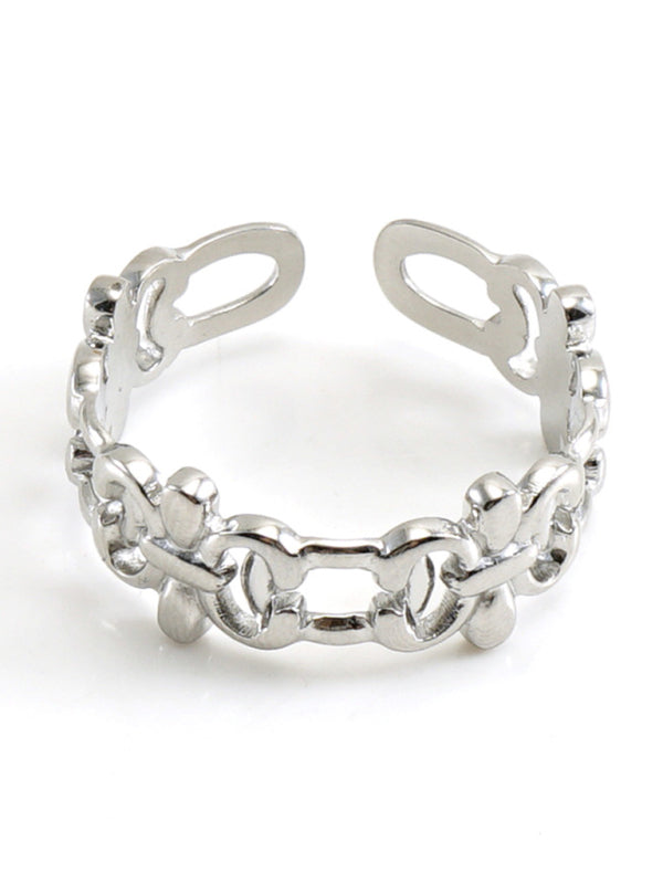 Fashionable and personalized retro style ring silver living ring - Hiccupzz