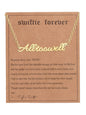 New fashionable golden letter golden number pendant clavicle chain - Hiccupzz