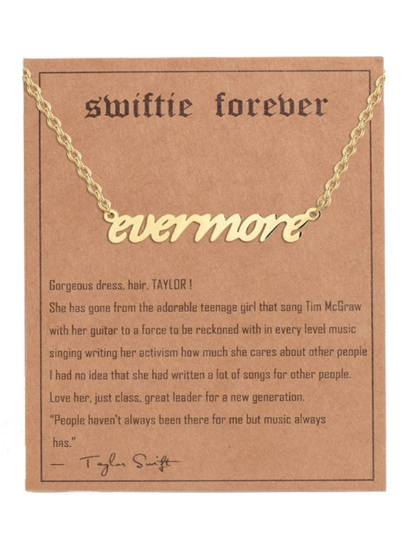 New fashionable golden letter golden number pendant clavicle chain - Hiccupzz