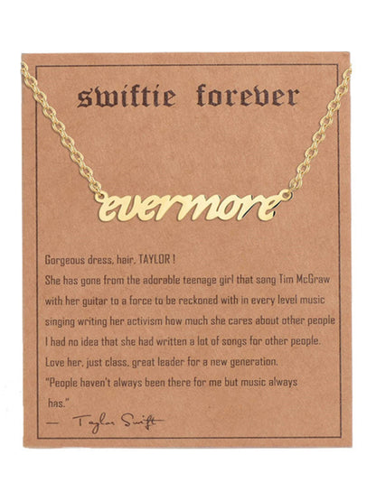 New fashionable golden letter golden number pendant clavicle chain - Hiccupzz
