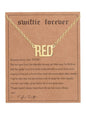 New fashionable golden letter golden number pendant clavicle chain - Hiccupzz
