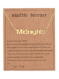 New fashionable golden letter golden number pendant clavicle chain - Hiccupzz