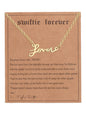 New fashionable golden letter golden number pendant clavicle chain - Hiccupzz