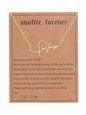 New fashionable golden letter golden number pendant clavicle chain - Hiccupzz