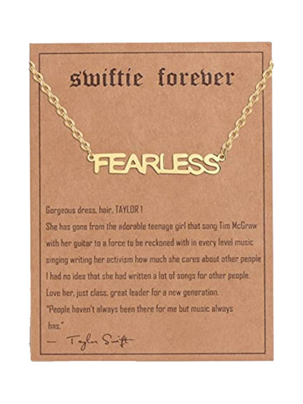 New fashionable golden letter golden number pendant clavicle chain - Hiccupzz