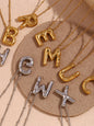 New stainless steel plated 24 letters balloon letter pendant necklace - Hiccupzz