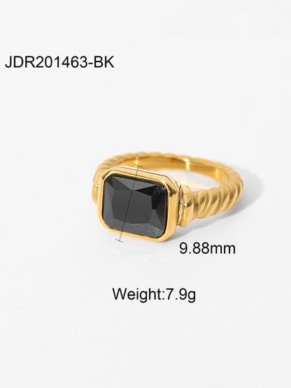 Fashionable zircon ring INS internet celebrity ring pair ring jewelry - Hiccupzz