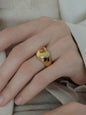 Fashionable zircon ring INS internet celebrity ring pair ring jewelry - Hiccupzz