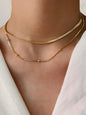 INS new fashion stacked ball bead chain jewelry snake chain choker necklace - Hiccupzz
