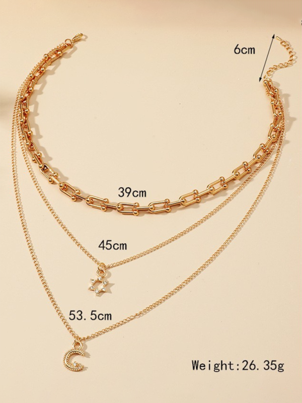 Fashionable and exquisite multi-layer pendant clavicle necklace for women - Hiccupzz