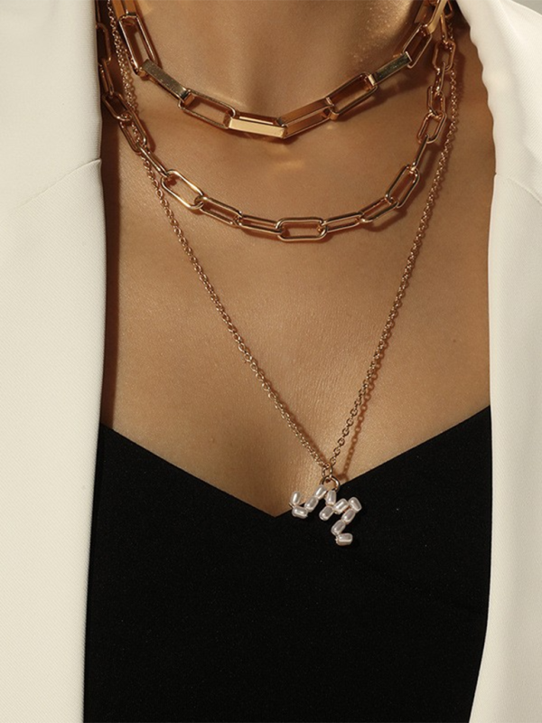 Fashionable and exquisite multi-layer pendant clavicle necklace for women - Hiccupzz