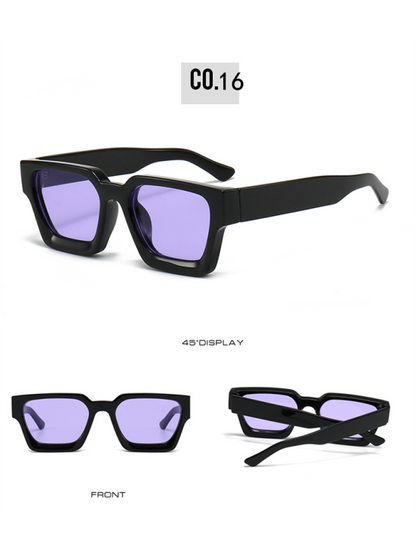 New women's thick frame sunglasses trendy square frame sunglasses