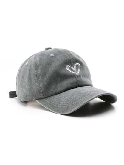Fashion retro washed distressed love cap sun hat baseball cap - Hiccupzz