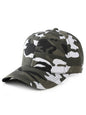 Camouflage curved brim/flat brim baseball cap - Hiccupzz