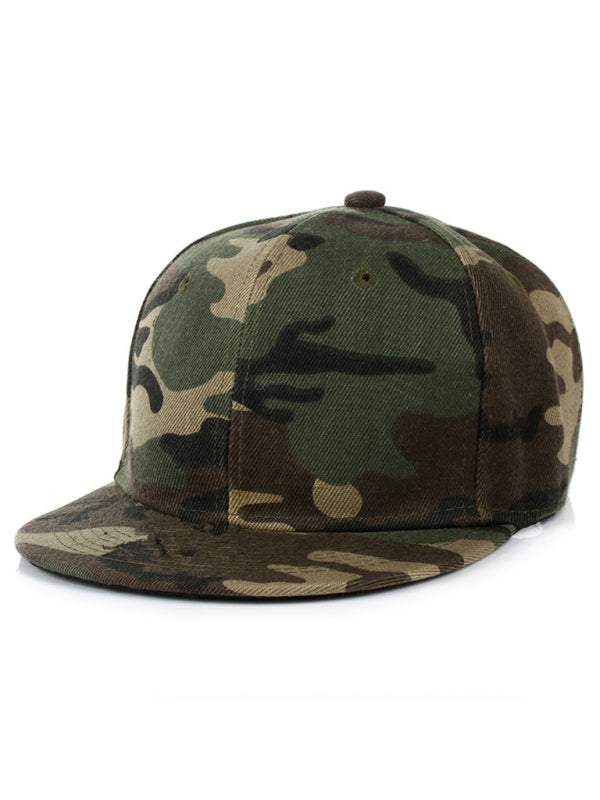 Camouflage curved brim/flat brim baseball cap