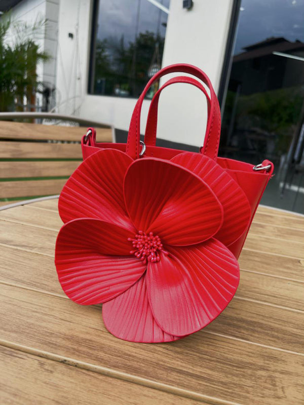 Creative flower handbag shoulder crossbody chain bag