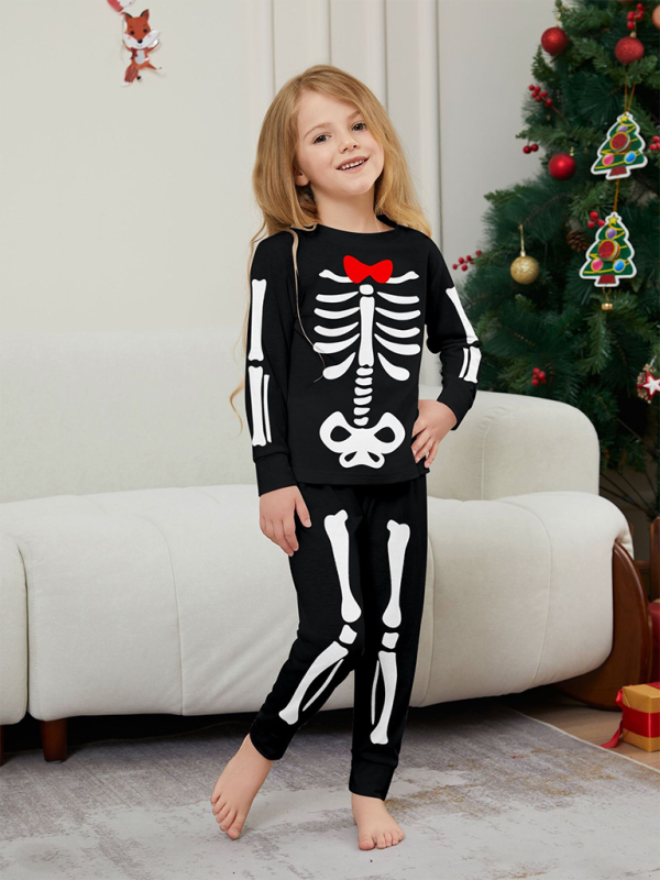 Parent-Child Skeleton Costume Set