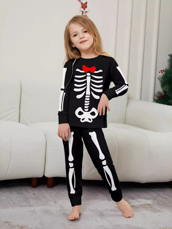 Parent-Child Skeleton Costume Set