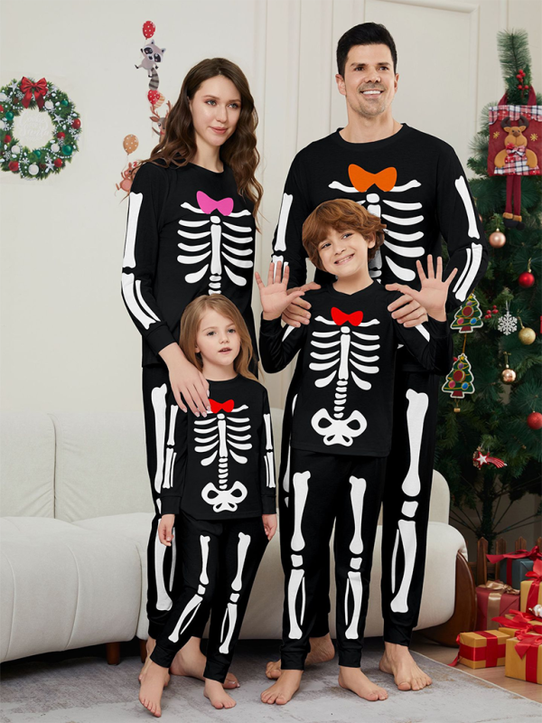 Parent-Child Skeleton Costume Set