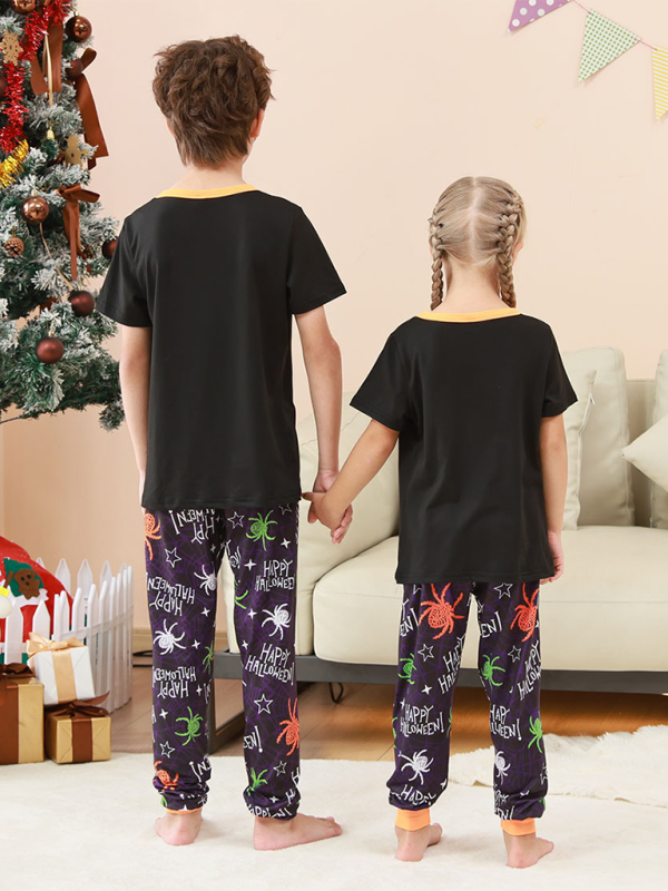 Parent-Child Spider Pajama Set