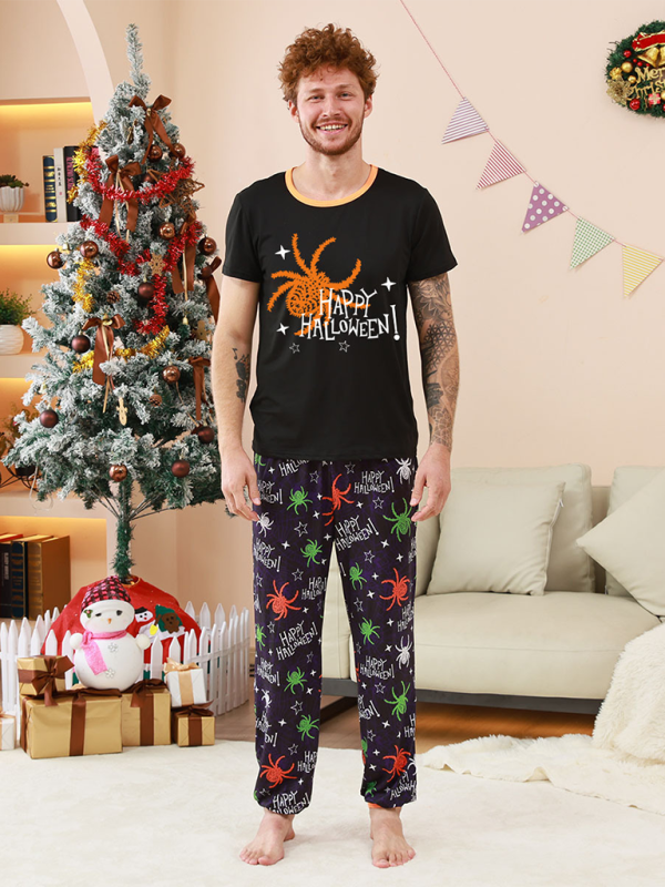 Parent-Child Spider Pajama Set