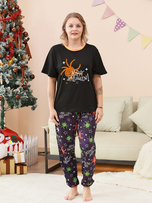 Parent-Child Spider Pajama Set